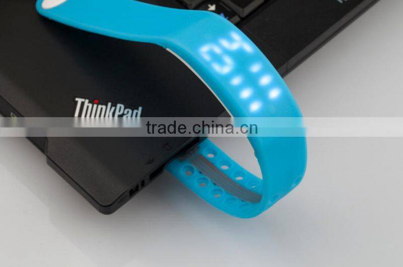 Wristband smart watch with pedometer for good for healthy