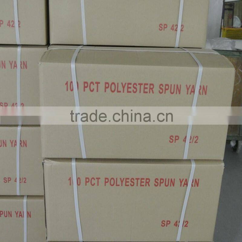 High Tenacity Bonded Polyester Yarn Sewing Yarn For Weaving