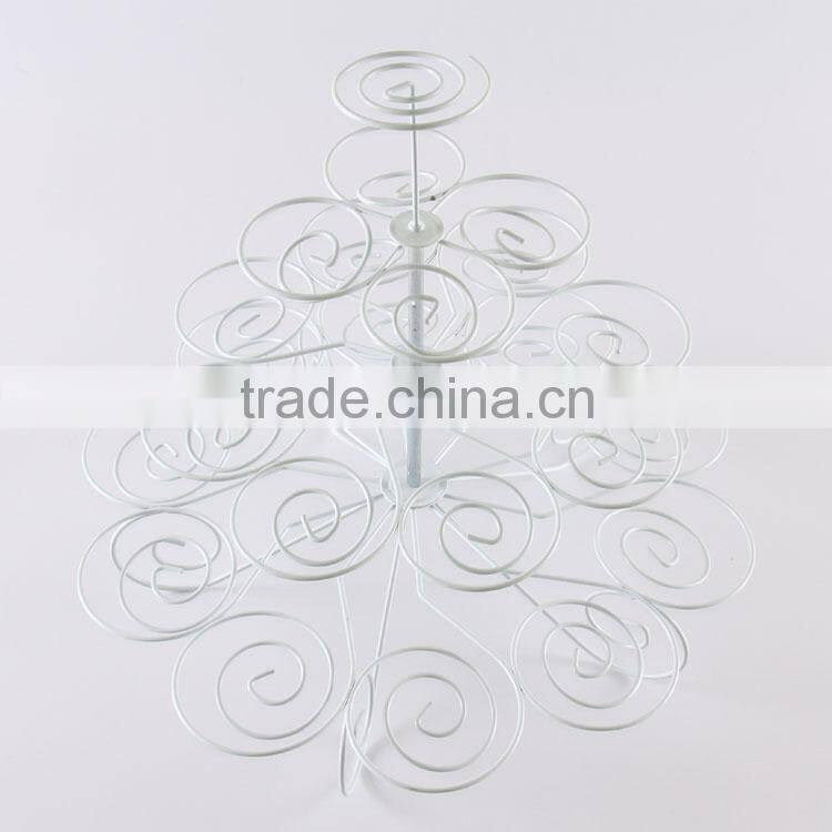 Multi-Tiered Metal Dessert and Cupcake Stand