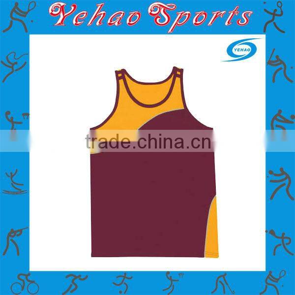 design running singlet for sports players