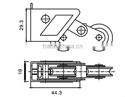 Aluminium Wheel For Aluminium Sliding Door&Window