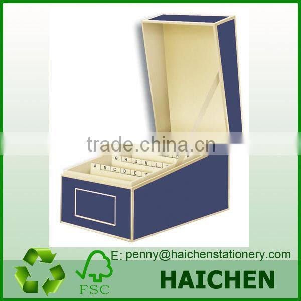 Fancy Business Card Storage Box cardboard box dividers