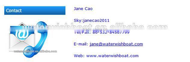 QD 20 EX fiberglass small speed boat for sale