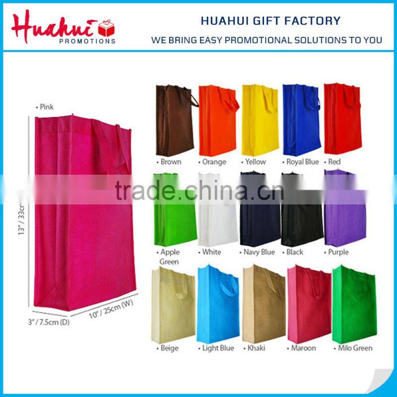 Wholesale high quality silk screen printed nonwoven bag