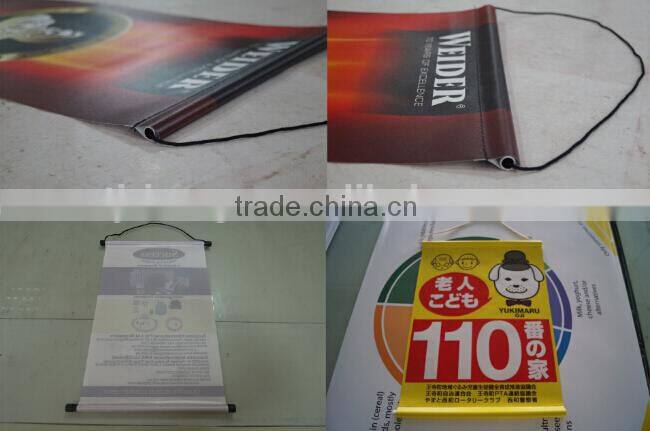 Scroll banner,Wall Banner,hanging banner with rope,hand held scrolling banner