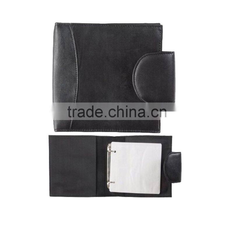 48 CDS Leather Disc Dvd Organizer Binder Holder