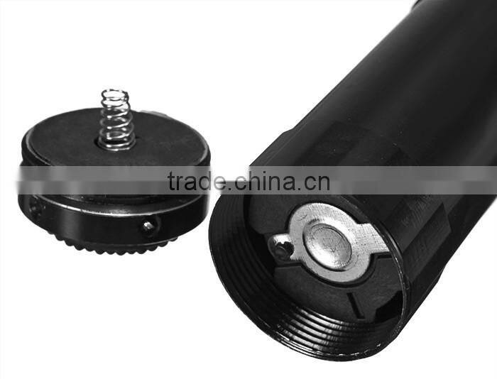 Camping Mini 9 LED flashlight high power 9 leds flash light Black Hiking Torch Lamp Flashlight use 3* AAA battery