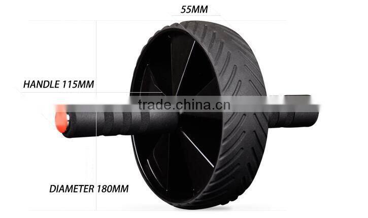 Brand New No Noise Green Abdominal Wheel Ab Roller With Mat For Exercise Fitness Equipment