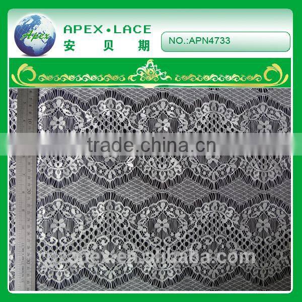 Good quality mesh nylon lace for wholesales