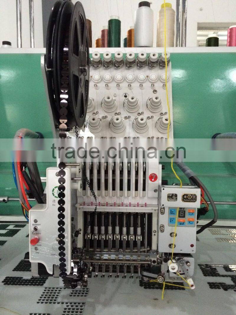 12 heads high speed embroidery machine