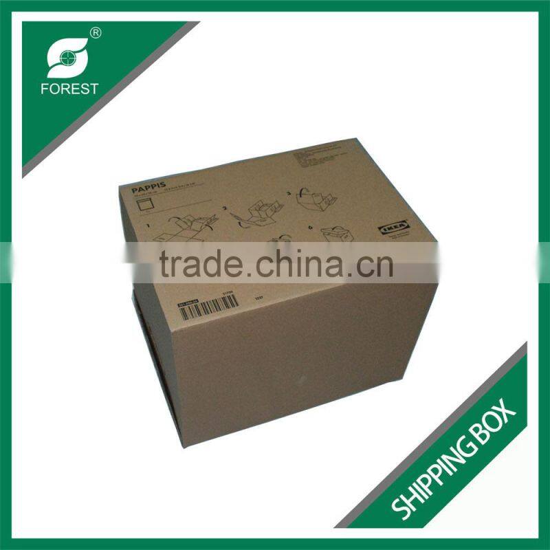 CHINA FACTORY SUPPLIER BROWN CORRUGATED SHIPPING CARTONS WITH CUSTOM HOLES