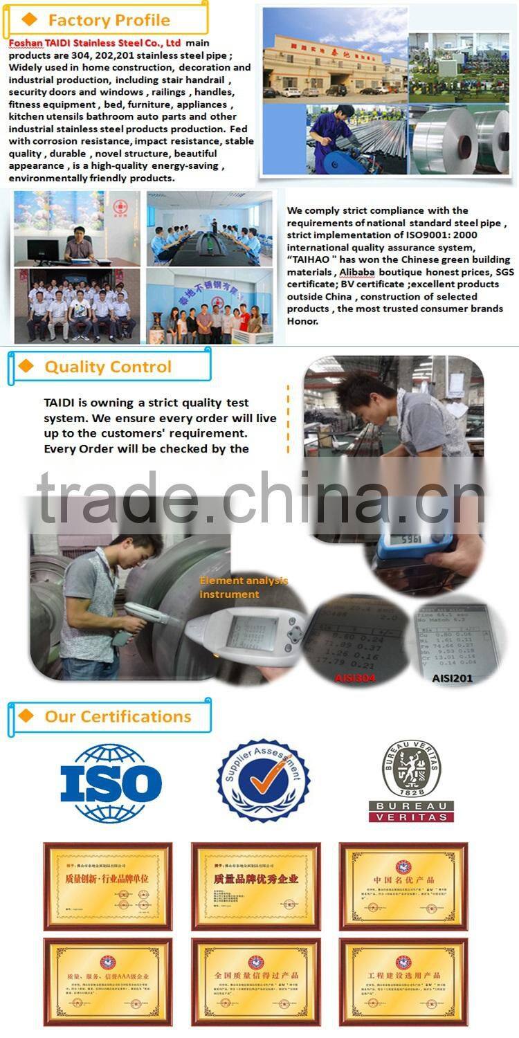 decorative stainless steel pipe for india market