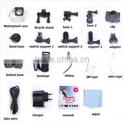 2015 New Arrive SJCAM M10 Plus Waterproof Sports Camera 2K H.264 Novatek NTK96660 mobile M10 Plus