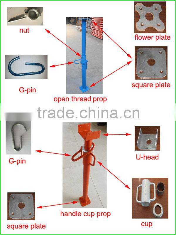 Telescopic Prop formwork props scaffold for repair building