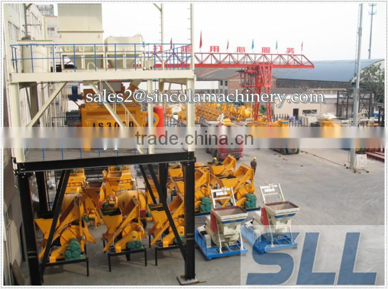 HZS60 Ready Mix Concrete Mixing Production line
