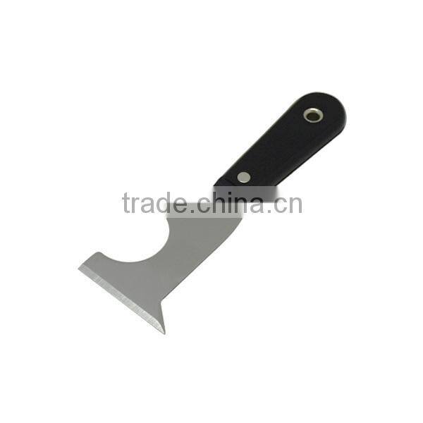 1.1/4'' Mirror Polished Putty Knife with Clipped Plastic Handle, Scraper for Cement