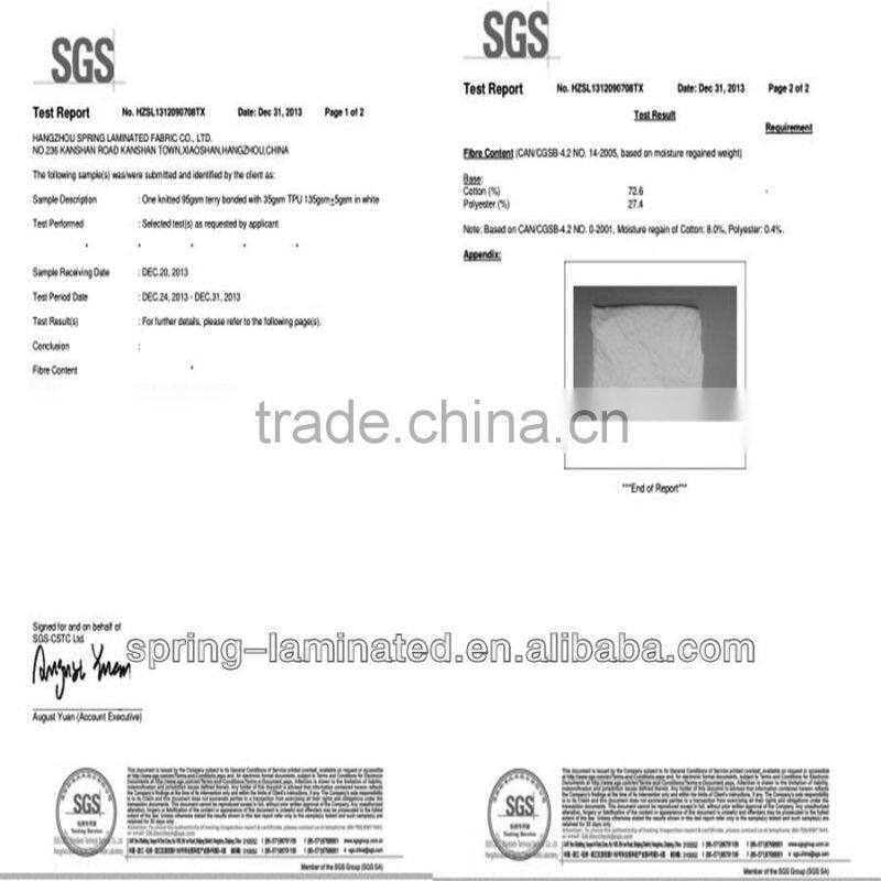 Wholesale Waterproof 100% Knitted coating Fabric