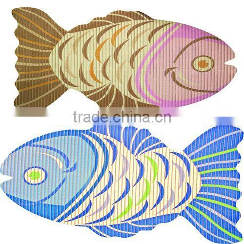 Foot shape Fancy Bath mat pvc foam washable Anti-slip bathroom carpet