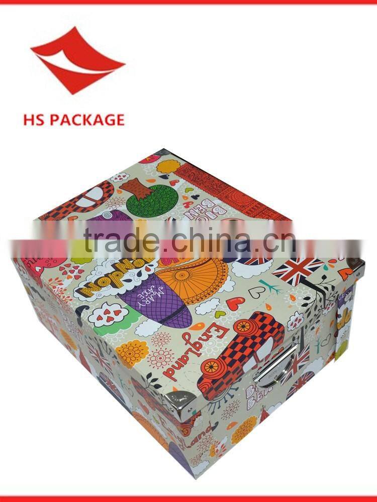 cartoon priting foldable storage box