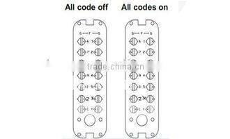 code door lock for glass door