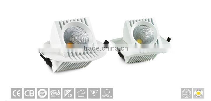 Wholesale price led light spot 14 watt cob led spot light high quality gimbal head led adjustable spot light