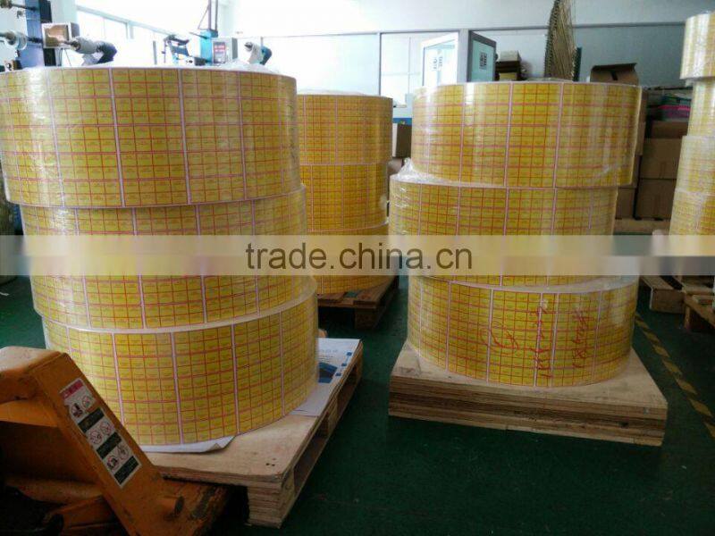 custom printed adhesive printing label sheet