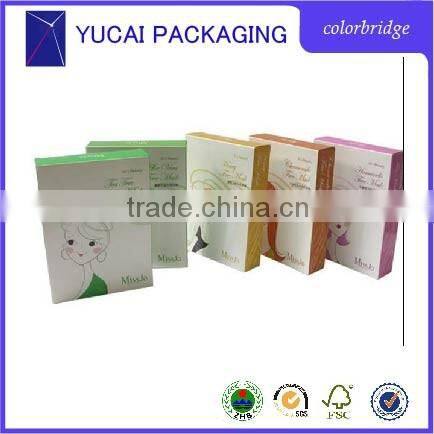 Factory Supplied Lovely women product packaging box /paper box OEM