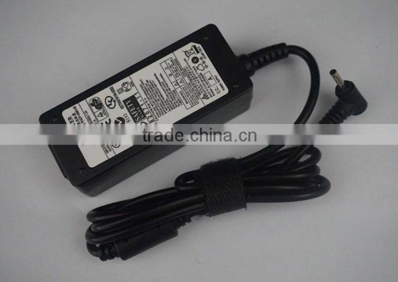 19V 2.1A for Samsung laptop ac dc power adapter 40W ac dc adapter