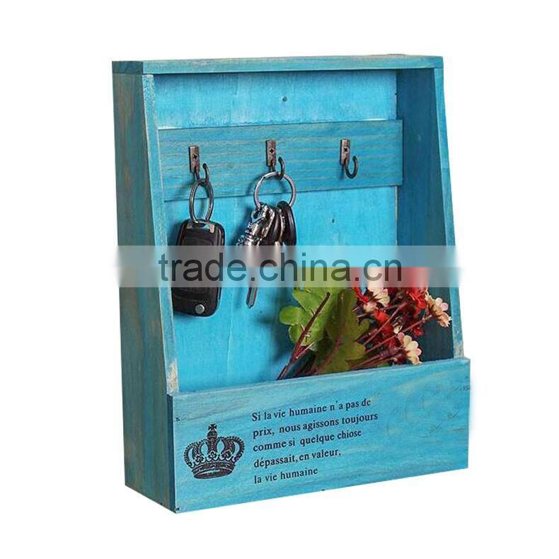 Handmade Hanging Wooden Key Box