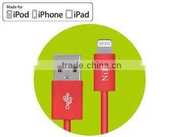 For Lightning To USB Cable with MFi Approved Sync Charge 2.4amp