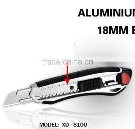 tool cutter 18mm Snap Off Blade Aluminium Alloy screw lock Utility Cutter Knife