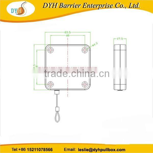 anti-theft display holder for mobile phone/ camera,anti-shoplifting recoilers