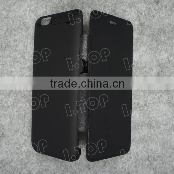 Flip Battery Case For iPhone 6 Plus External Power Bank Portable Backup Battery Charger Case