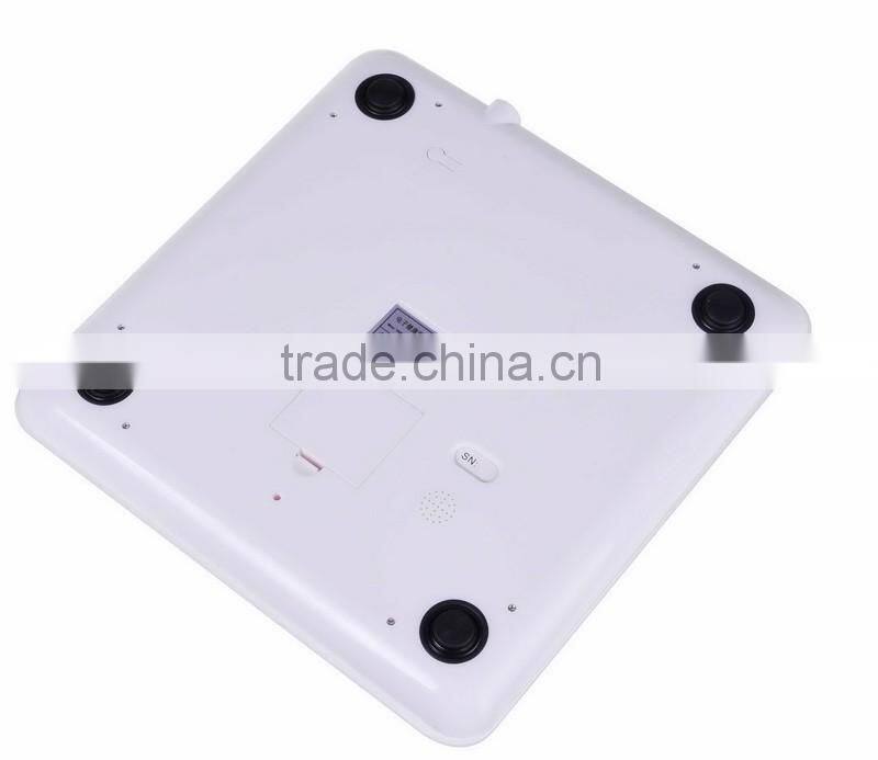 180kg High precision electronic bathroom weighing scale, digital round lcd back display weighing scale