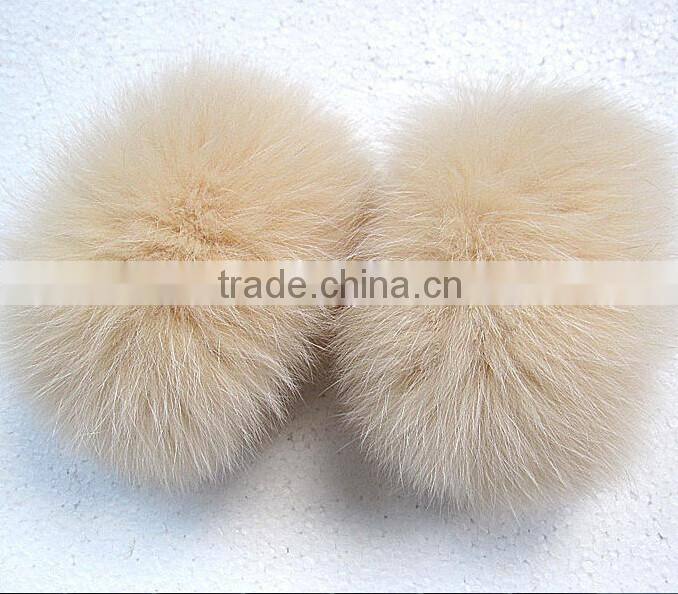 Fashion Accessory Genuine Silver Fox Fur Cuff / Real Fox Fur For Decorate