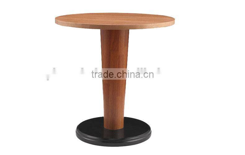 wooden round table with metal leg home furniture Dining Table coffee table