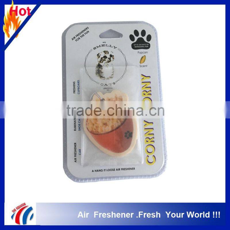 2016 Advertising Promotional Paper Air Fresheners with blister packing