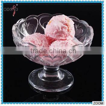Sprayed Colored Glass Apple Shaped Bowl Mixing Glass Bowl Set