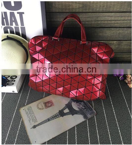 2016 Online Shopping Japan Style Diamond PU Fashion Lady Tote Bag Handbag Wholesale