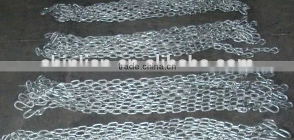 British Medium Link Chain Metal Chain Galvanized Welded Steel Medium Link Chain