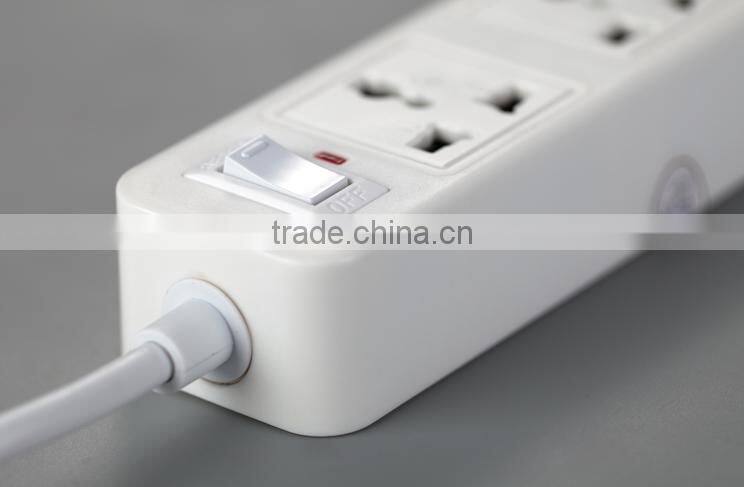 2500w power extension socket with USB charging port