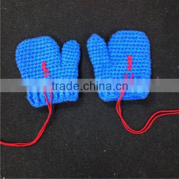 blue and red baby Crochet Boxing Outfit