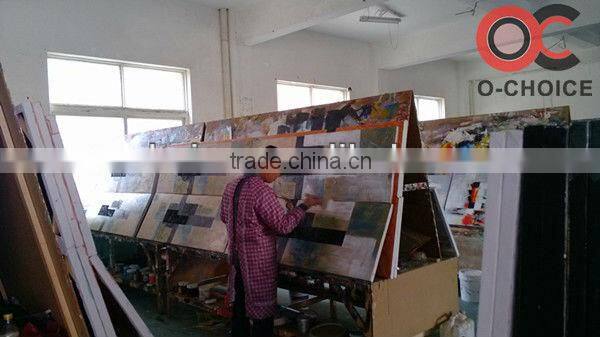 Newest design handpainted abstract wall oil painting designs