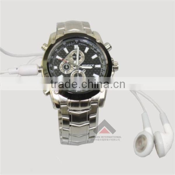 High Quality Hidden MP3 Watch Camera 480p AVI