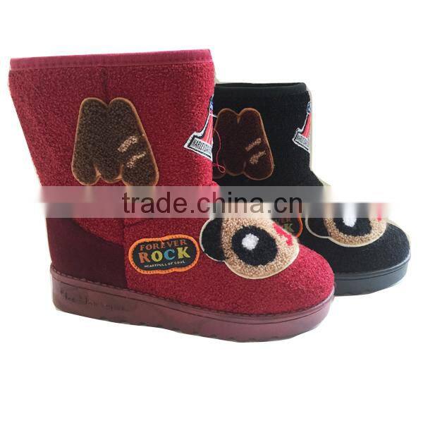 2015 cute bear snow boots hot sale winter comfortable warm women snow boots