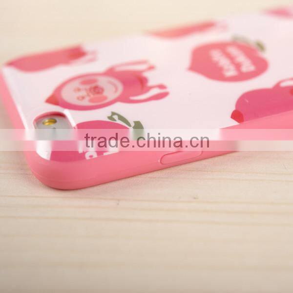 Lovely cartoon tpu back covers for iphone 6 plus