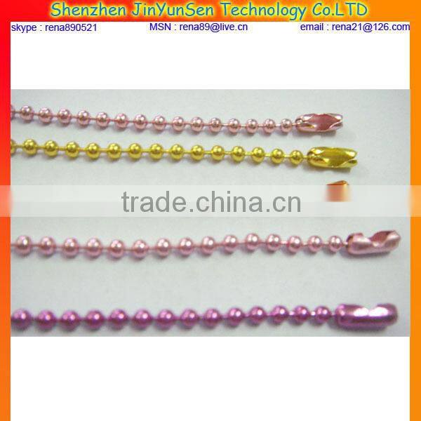 Fashion bag accessories metal ball chain