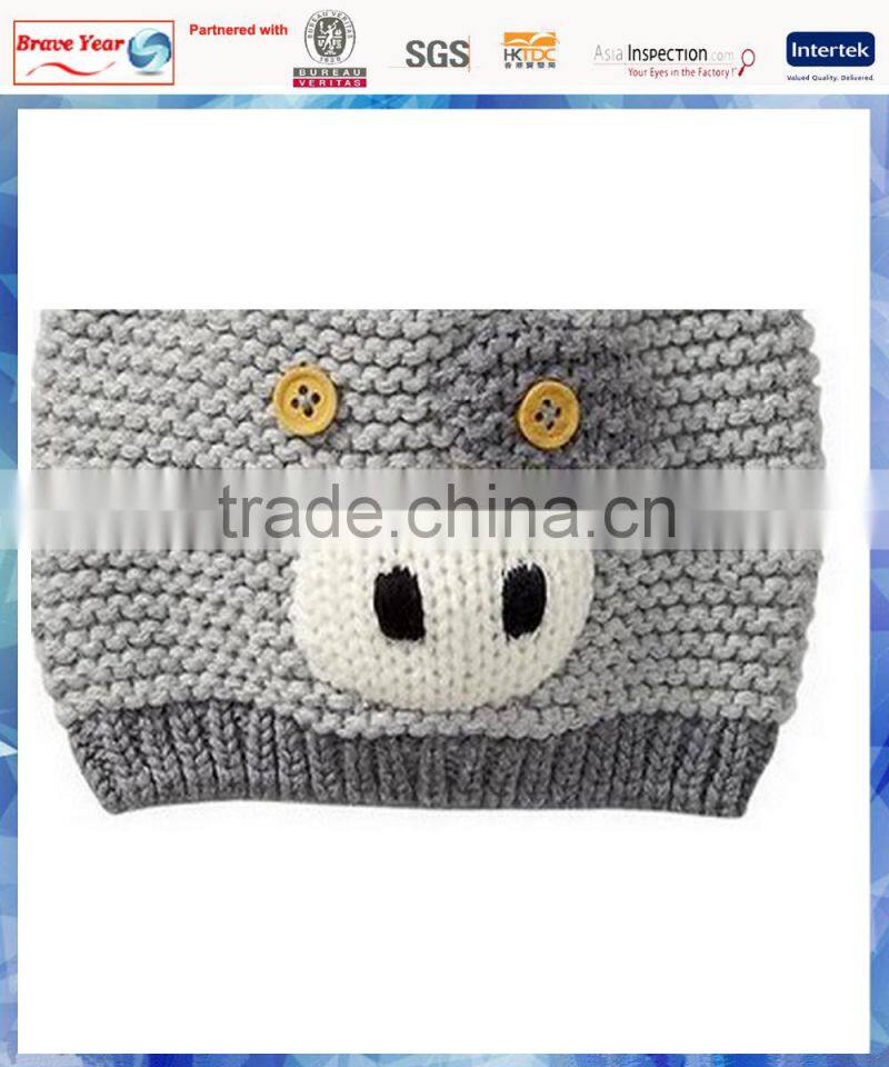100% cotton knitting patterns toddler hats/knit cow hat