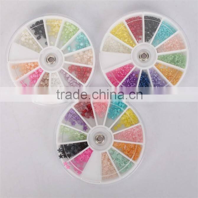Hot sell fancy nail art pearl steering wheel