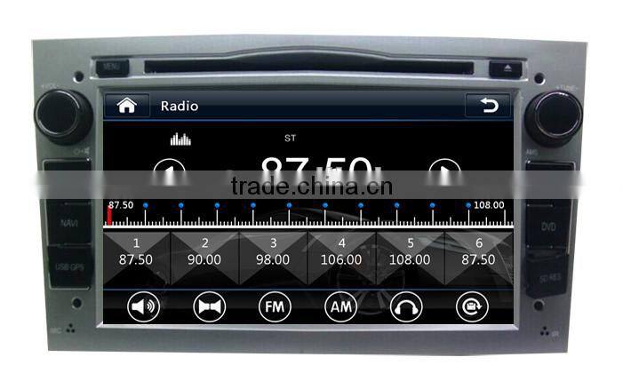 Dual-core 7'' touch screen car dvd player for Opel Astra Vectra